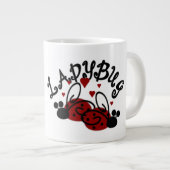 Liebe My Ladybug - Jumbo-Tasse (Vorderseite Rechts)