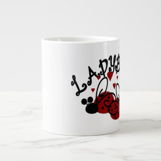 Liebe My Ladybug - Jumbo-Tasse (Vorderseite)