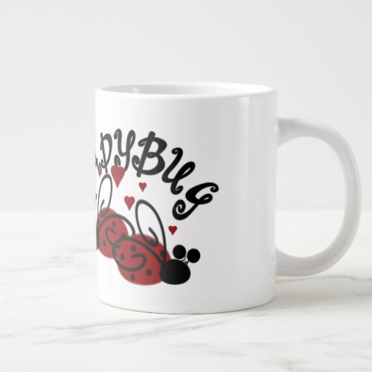 Liebe My Ladybug - Jumbo-Tasse (Rechts)