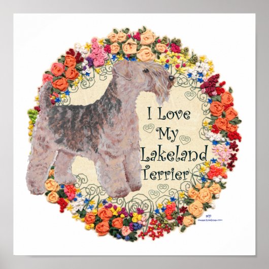 Liebe My Lakeland Terrier Poster (Vorne)