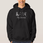 Liebe My Lineman Ehefrau Husband Lineworker Girlfr Hoodie (Vorderseite)