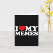 Liebe My Memes Funny Meme Creator Internet Online Karte (Gelbe Blume)