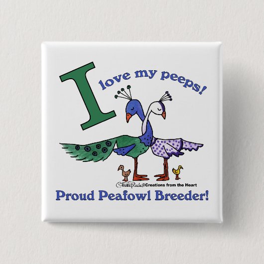 Liebe My Peeps Breeders Button (Vorderseite)
