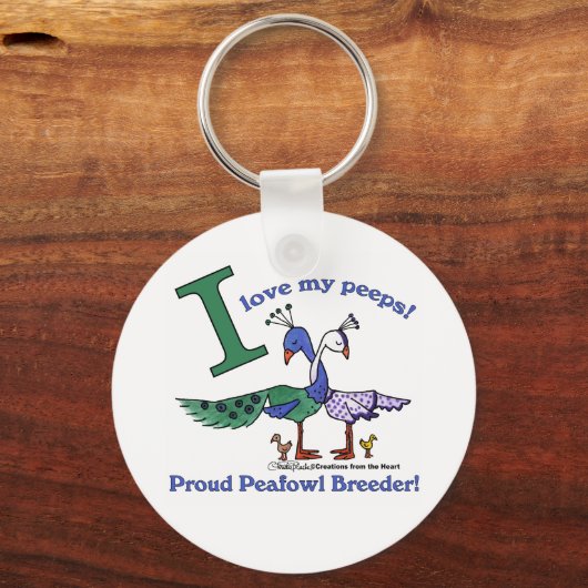 Liebe My Peeps Breeders Schlüsselanhänger (Vorderseite)