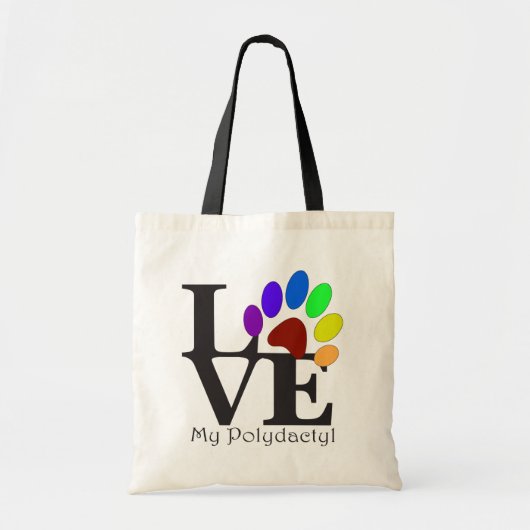 LIEBE My Polydactyl Cat Tasche (Vorne)