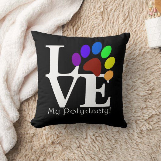 LIEBE My Polydactyl Kissen (Decke)
