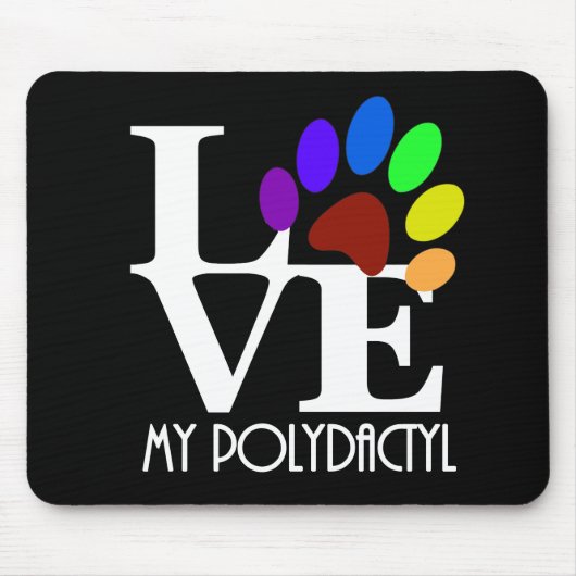 LIEBE My Polydactyl Mousepad (Vorne)