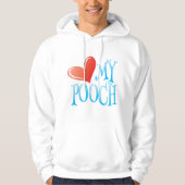 Liebe My Pooch Hoodie (Vorderseite)