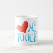 Liebe My Pooch Kaffeetasse (Mittel)