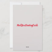 Liebe My Poodle Briefpapier (Rückseite)