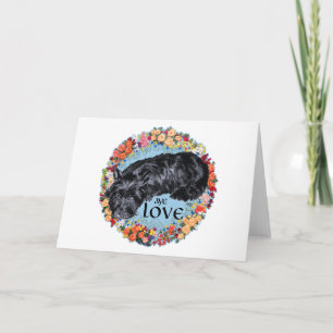 Liebe My Scottish Terrier Feiertagskarte