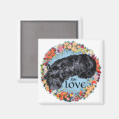 Liebe My Scottish Terrier Magnet (Vorderseite/Rückseite)