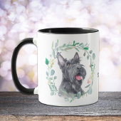 Liebe My Scottish Terrier Wreath Coffee Tasse