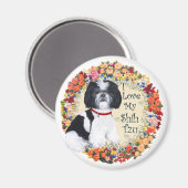 Liebe My Shih Tzu Magnet (Vorderseite/Rückseite)