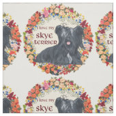 Liebe My Skye Terrier Stoff (Muster)