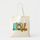 Liebe My Stamm Native American Tote Bag Tragetasche (Vorne)