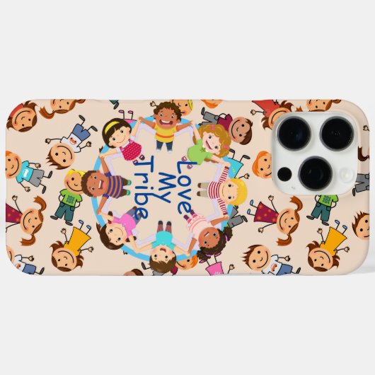 Liebe My Tribe Case-Mate iPhone Hülle (Rückseite (Horizontal))