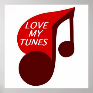 LIEBE MY TUNES POSTER