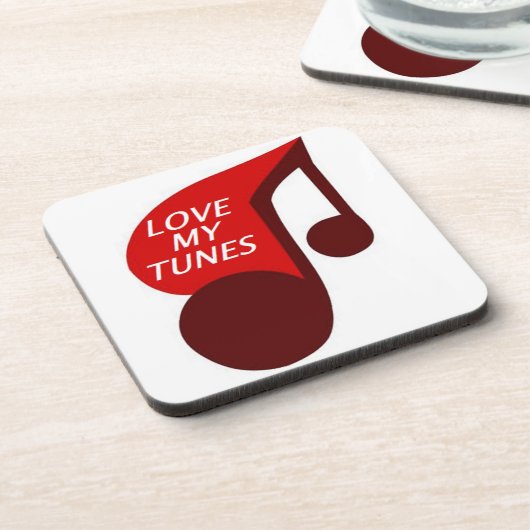 LIEBE MY TUNES UNTERSETZER (Linke Seite)