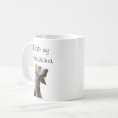 Liebe My Weimaraner Tasse Künstlerische Sonnenblum (Vorderseite Links)