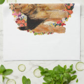 Liebe My Welsh Terrier Küchentuch (Gefaltet)