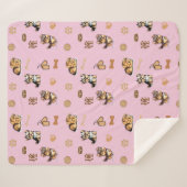 Liebe My Yorkie Pink Sherpadecke (Vorderseite (Horizontal))