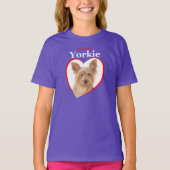 Liebe My Yorkie T - Shirt (Vorderseite)