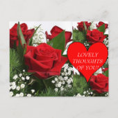 LIEBE NACHDENKEN! Postkarte (Vorderseite)