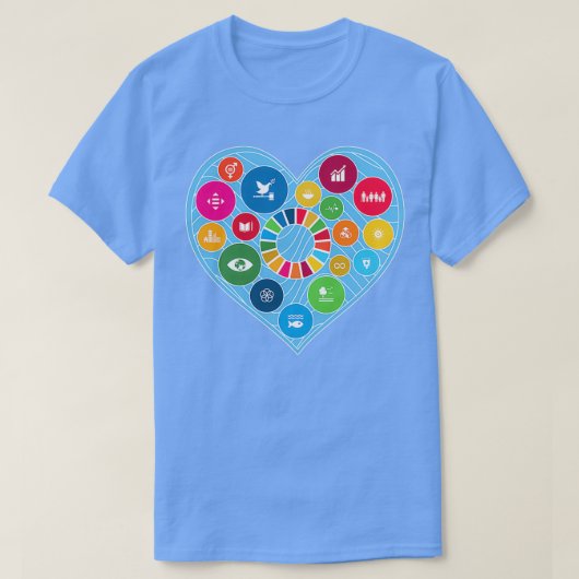Liebe Nachhaltige Entwicklungsziele 2030 T-Shirt (Design vorne)