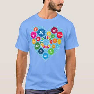 Liebe Nachhaltige Entwicklungsziele SDGs 2030 T-Shirt