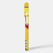 Liebe-Nachricht in Rasta-Farbdrucken Case-Mate iPhone Hülle (Rückseite / Links)