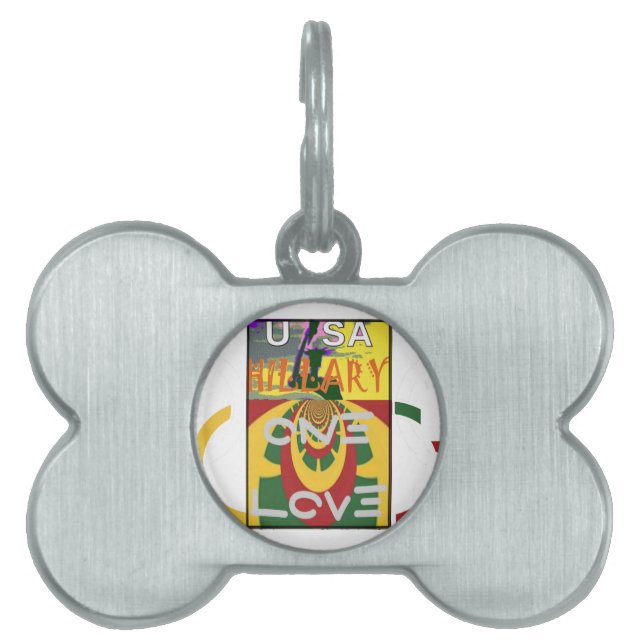 Liebe-Nachricht in Rasta-Farbdrucken Tiermarke (Vorderseite)