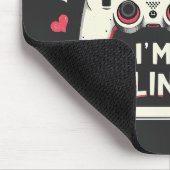 Liebe Nah I'm Leveling Gaming Valentine Day Mousepad (Ecke)
