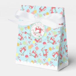 Liebe Nähen Blau Geschenkschachtel