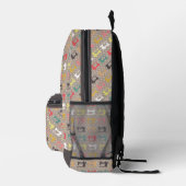 Liebe Nähen braun Bedruckter Rucksack (Rechts)