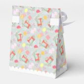 Liebe Nähen Grau Geschenkschachtel (Rückseite)