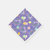 Liebe Nähen Lila Serviette (Ecke)