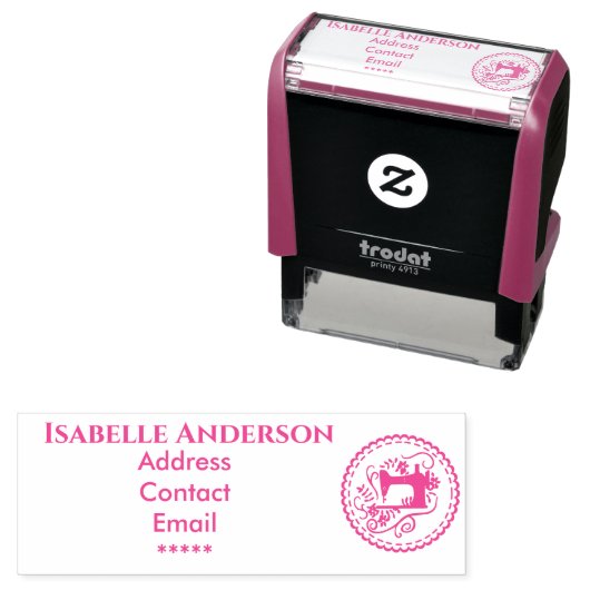 Liebe Nähen Permastempel (Beispiel)