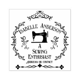 Liebe Nähen Vintag Gummistempel