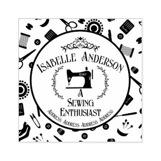 Liebe Nähen Vintag Gummistempel