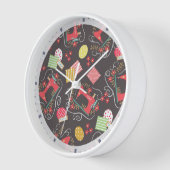 Liebe Nähmaschine braun Uhr (Winkel)