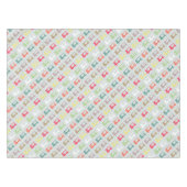 Liebe Nähmaschine Grau Tablette Tischdecke (Vorderseite (Horizontal))
