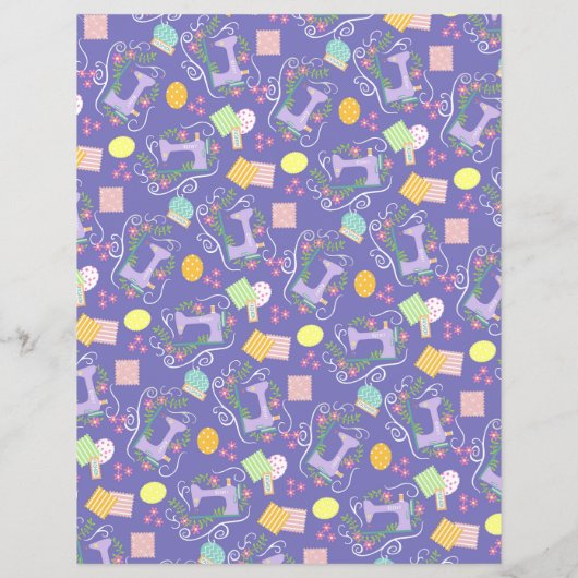 Liebe Nähmaschine Lila (Rückseite)