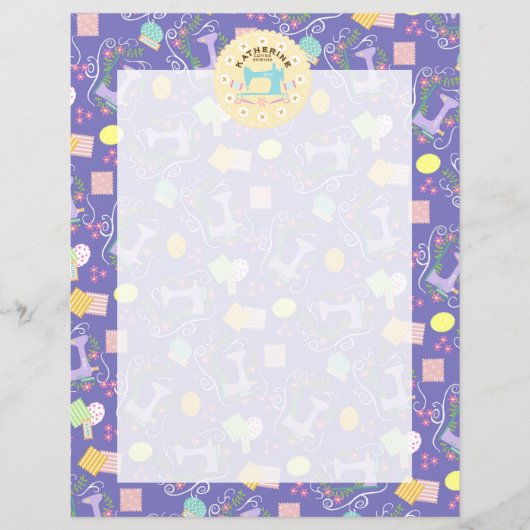 Liebe Nähmaschine Lila (Vorderseite)