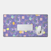 Liebe Nähmaschine Lila Schreibtischmatte (Tastatur & Maus)