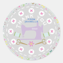 Liebe Nähmaschine Pastel Grau