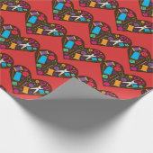 Liebe Nähpapier Geschenkpapier (Ecke)