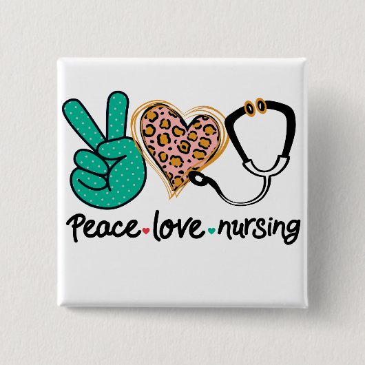 Liebe nähren button (Vorderseite)