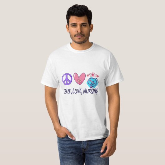 Liebe nähren T-Shirt (Vorne ganz)