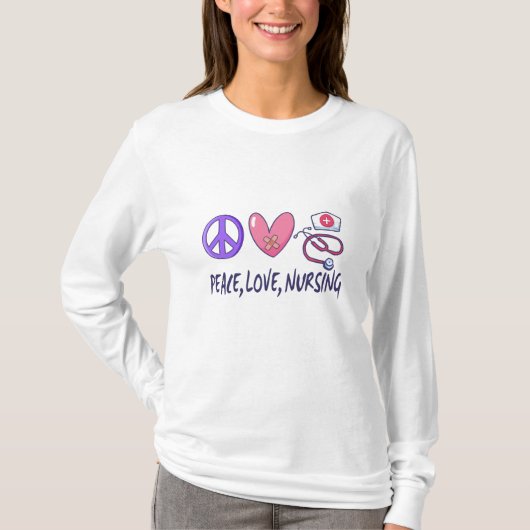 Liebe nähren T-Shirt (Vorderseite)
